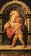 Fra Filippo Lippi Madonna and Child oil on canvas